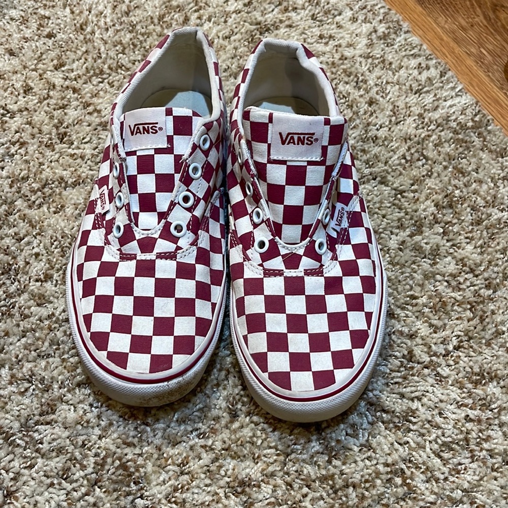 Red and White Checkered Vans